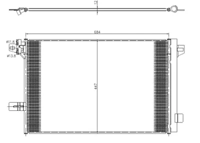 NRF 350369 Klıma Radyatoru  Vw Transporter 2.0d 15- 7E0820411G