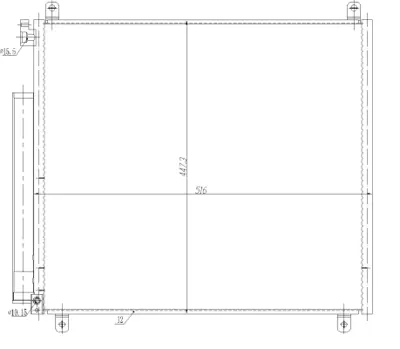 NRF 350497 Suzukı Ignis 1.2 16-Condenserwith Dryer 9531081P00