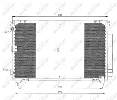 NRF 35339 Klıma Radyatoru  Toyota Pıcnıc 2.2d 97- 8846044360