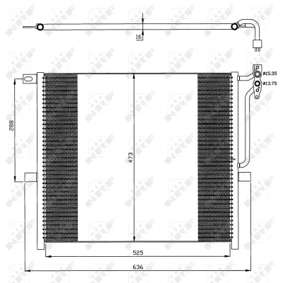 NRF 35468 Klıma Radyatoru Bmw X3 E83 N46 M54 N52 64533400400
