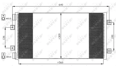 NRF 35492 Fıat Punto 1.2 00-Condenser 46803037