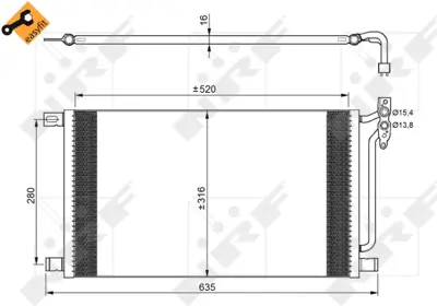 NRF 35748 Klıma Radyatoru Bmw E46  X3 E83 Dızel 8377648