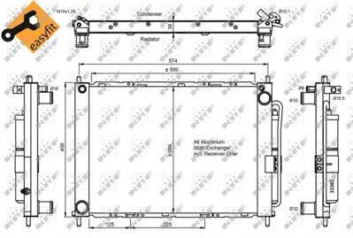 NRF 35886 Motor Radyatoru+klıma Radyatoru Clıo Iıı 1.5dcı 21400AX302 8200688390