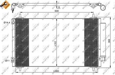 NRF 35935 Lancıa Phedra 2.2d 02-Condenserwith Dryer 1401218280 6455FW