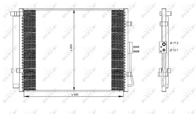 NRF 35984 Klıma Radyatoru  Kıa Soul 1.6d 09- 976062K000AS