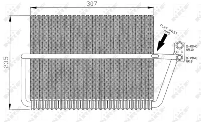 NRF 36070 Evaporator W210 96>02 S210 97>03 W220 98>05 C215 99>06 A2108301058