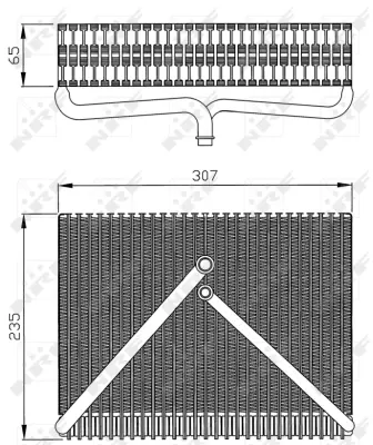 NRF 36116 Evaporator Volvo S60 I (384) 2.0 T 00>10 S80 I (184) 2.0 00>10 V70 Iı (285) 2.5 T 01>07 Xc90 I (275) 9171713