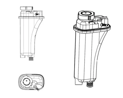 NRF 454042 Radyator Su Deposu Bmw M50 M52 E36 E39 E38 1723520