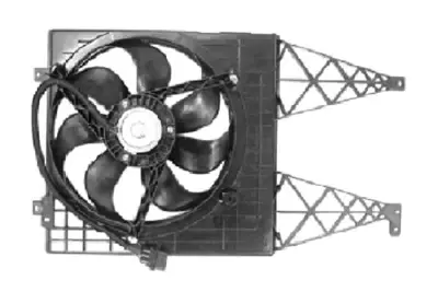 NRF 47056 Vw Polo 1.4 95-Fan Complete 6X0959455A