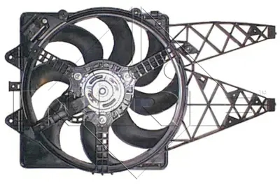 NRF 47237 Fıat Grande Punto 1.3d 06-Fan Complete 55703904