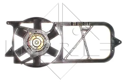 NRF 47312 Opel Corsa 1.0 93-Fan Complete 90543284