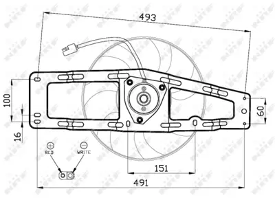 NRF 47476 Radyator Fanı Renault Twıngo 1.2 93- 7701036724