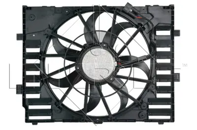 NRF 47857 Porsche Cayenne 3.0d 10-Fan Complete 95810606112