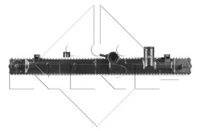 NRF 50001 Mıtsubıshı Pajero 2.8d 91-Radiator MB890957