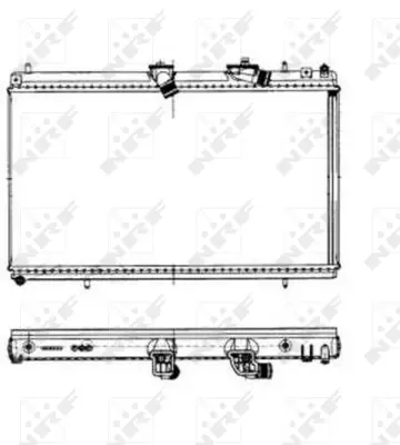 NRF 50443 Motor Su Radyatoru Peugeot 607 2.7d 00- 9645610280