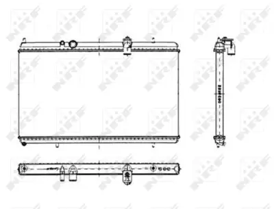NRF 50444 Motor Su Radyatoru Peugeot 407 3.0 04- 9645610180