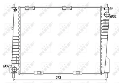 NRF 53125 Motor Radyatoru Clıo Iıı / Clıo Grandtour / Modus / Grand Modus 8200468931