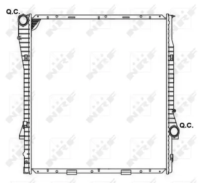 NRF 53183 Motor Su Radyatoru Bmw M57n E53 17111439102