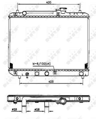 NRF 53207 Suzukı Baleno 1.3 95-Radiator 1770060G01