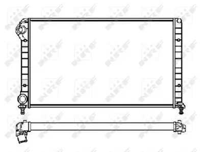 NRF 53231 Fıat Doblo 1.9d 01-Radiator 51779231