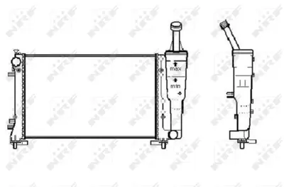 NRF 53247A Motor Su Radyatoru Lancıa Musa 1.4 05-                          51706942 51859376