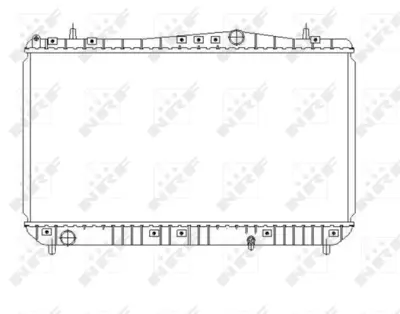 NRF 53384 Motor Radyatoru Rezzo 374x698x16 P96271477