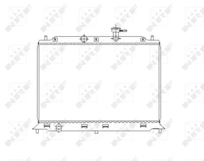 NRF 53491 Kıa Rio 1.4 05-Radiator S253101G001