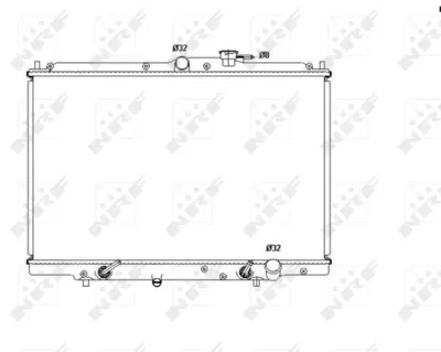 NRF 53515 Motor Su Radyatoru Honda Shuttle 2.3 95- 19010PEA901