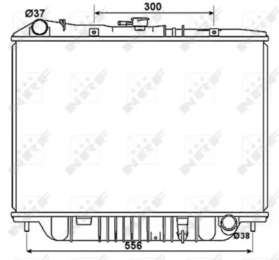 NRF 53517 Opel Monterey 3.1d 92-Radiator 97036935