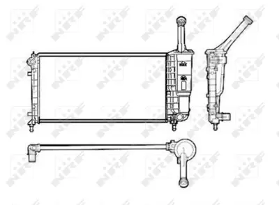 NRF 53616 Motor Su Radyatoru Lancıa Ypsılon 1.2 04- 51734088 51802107