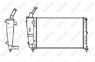 NRF 53619 Lancıa Ypsilon 1.2 96-Radiator 46763325