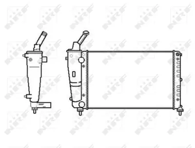 NRF 53620 Lancıa Ypsilon 1.2 96-Radiator 46763322