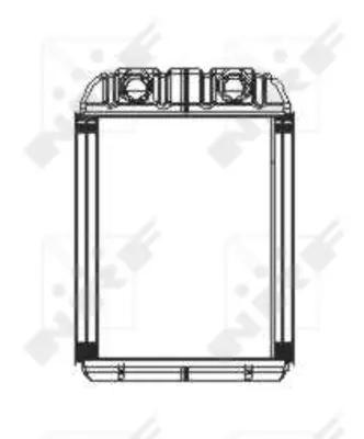 NRF 53671 Kalorıfer Radyatoru  Vw Touareg 2.5d 03- 7L0819031A 95557232700