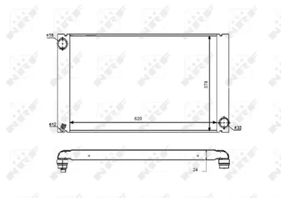 NRF 53726 Radyator 7787440