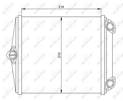 NRF 54248 Kalorıfer Radyatoru S-Class W126 85>91 C126 85>91 A0028355301