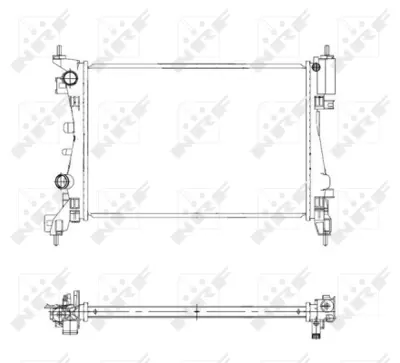 NRF 55341 Motor Su Radyator Z10xez12xep Z14xep Corsa D (Brazıng) 55701408
