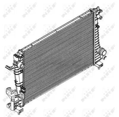 NRF 58426 Chevrolet Aveo 1.3d 11-Radiator 95939915