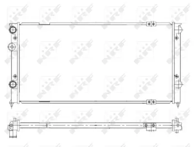 NRF 58929 Vw Passat 1.6d 88-Radiator 357121251C