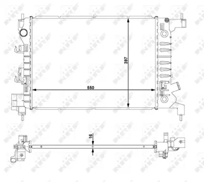 NRF 59149 Chevrolet Cobalt 1.5 11-Radiator 95460093