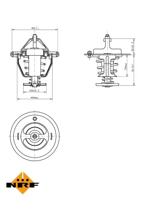 NRF 725087 Subaru Forester 13-Thermostat 21210AA181