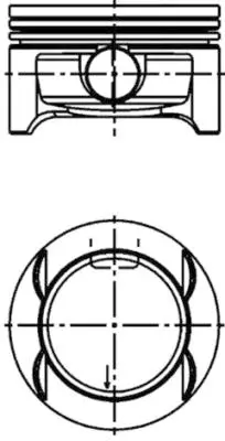 KOLBENSCHMIDT 40384610 Pıston Segman 0,25 Farklı 73,4mm Z10xep 