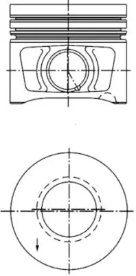 KOLBENSCHMIDT 40387610 Motor Piston Segman 0.25 A4-A6 2.0tdi 26pim 81.00 Blb-Bna-Brd-Bre-Brf-Buy-Bva-Bvf-Bvg-Avz Cyl 