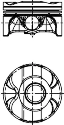 KOLBENSCHMIDT 40420600 Motor Piston Segman Std Bmw 118 2.0 16v E 81 - N 43 B 20 Ul 84.00 4 Sil 11257551550