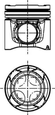 KOLBENSCHMIDT 40528600 Pıston + Segman Veya Kıt                      