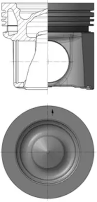 KOLBENSCHMIDT 40627600 Pıston + Segman Veya Kıt                                              2558603