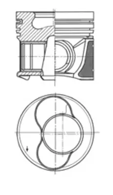 KOLBENSCHMIDT 41159620 Pıston Segman 0,50 Farklı 79,51mm Polo (6n2) / 1.4 Tdı / Amf 1-2. Sılındır Içın 