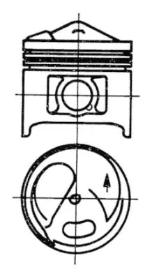 KOLBENSCHMIDT 93582600 Motor Piston Segman Std Mb M 110 280 72-- 86 86.00 6 Sil A1100308917