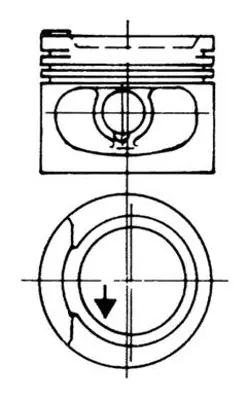 KOLBENSCHMIDT 93928600 Motor Piston Segman Std Golf-Passat 1.8 Ltr 20pim 81.01 Ds-Dz-Jv-Mu-Ne-Ph-Pv-1p-2h-Abs-Adz Cyl 26107065R 26107103D