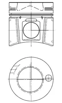 KOLBENSCHMIDT 94681960 Motor Pıston + Segman Veya Kıt Mercedes  A4440110210