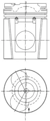 KOLBENSCHMIDT 99748600 Pıston + Segman Veya Kıt                                         